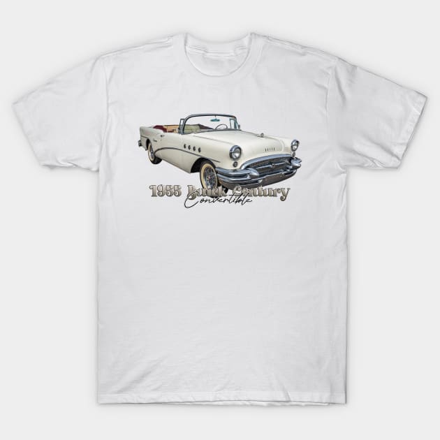 1955 Buick Century Convertible T-Shirt by Gestalt Imagery